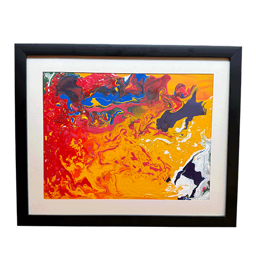 The Grand Symphony of Burning Colors and Fluid Motion